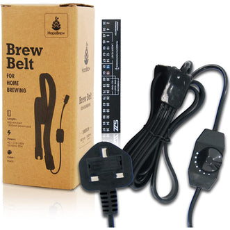 Home Brew Temperature Adjustable Heating Belt + Sticker on Thermometer