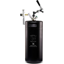 Triplej 10L Mini Keg Beer Dispenser With co2 charger(Black)