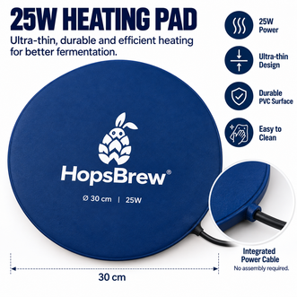 Hopsbrew BREW HEAT PAD WITH TEMPERATURE CONTROLLER
