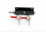 2 3 4 5 6 Way 1/4" Barb Gas Manifold Distribution CO2 Splitter Kegerator Check Valve