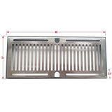 Stainless Steel counter top 40cm drip Tray