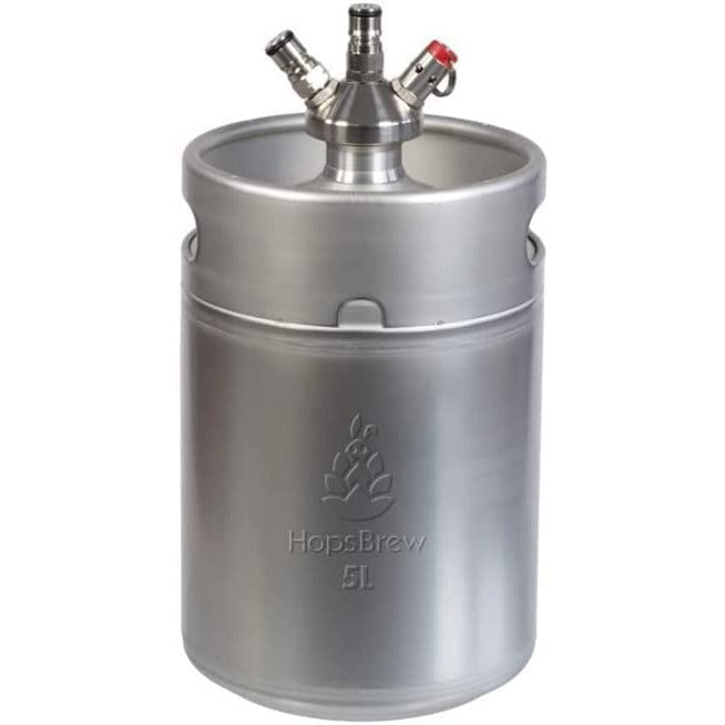 Triple J Stainless Steel 304 10L Portable Mini Keg Black Growler