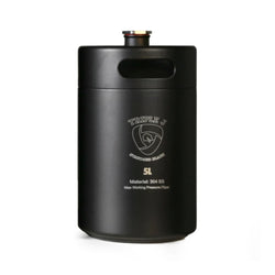 Mini Stainless Steel Growler 5L (Black)