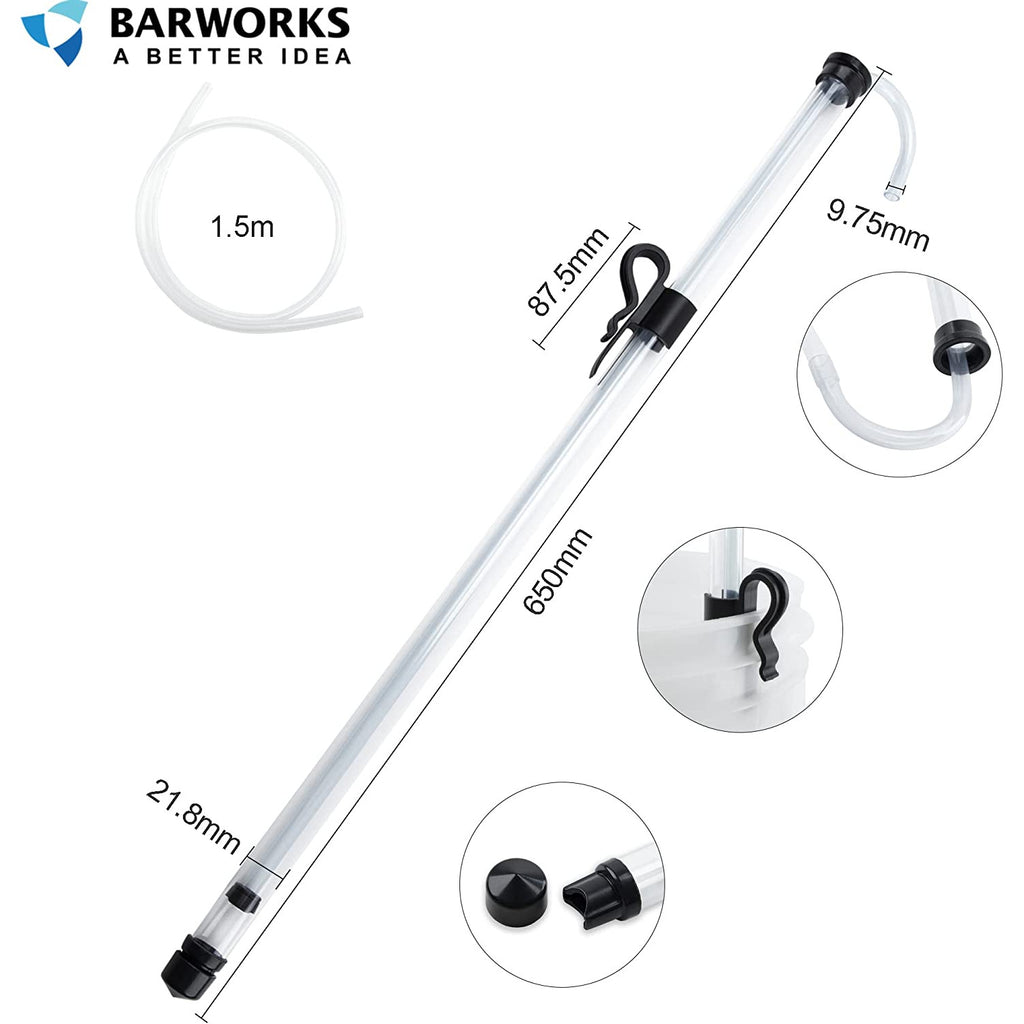 iBrewing Auto Syphon Siphon Pipe 650mm SelfPriming Siphon Szz Home