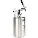 5L Mini Keg Faucet Pressurised Brewing Craft Beer Dispenser Inc Gas cylinder