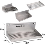 Stainless Steel Wall Mount drip Tray 15"