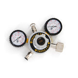 Professional Draft Beer CO2 Regulator Dual Gauge  Push In & Barb fitting