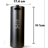 Mini Stainless Steel Growler/Keg 10L (black)