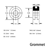 Airlocks S-Bubble Type with Grommets for home brew fermenter