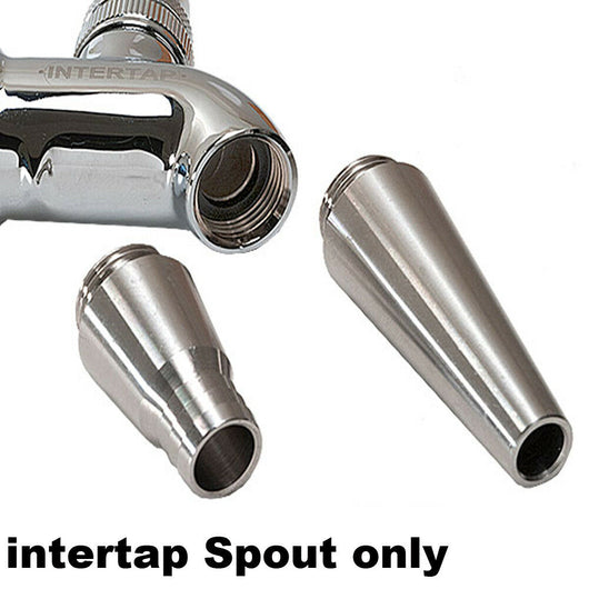 thumbnail image 2 of Intertap Stainless Steel Beer Tap Growler Filler Spout For Home Brew Kegerator 2 of 2